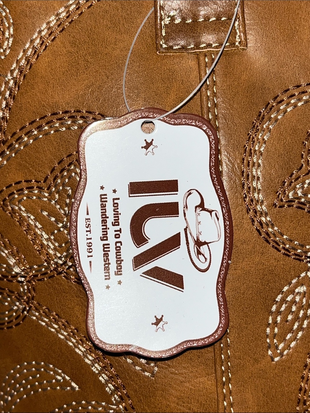 ✅SOLD✅ NWT IUV Women’s Western Cowboy Boots Size 7.5 - Picture 11 of 17